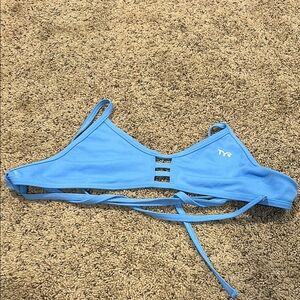 TYR Light Blue Strappy Swim Top